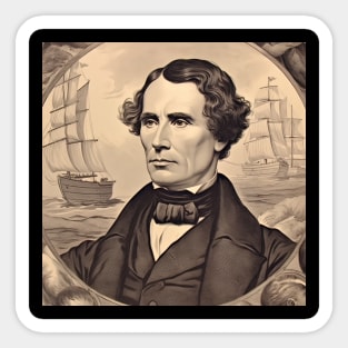 Franklin Pierce leader Sticker